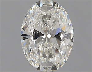 Picture of Natural Diamond 0.53 Carats, Oval with  Cut, H Color, SI1 Clarity and Certified by GIA