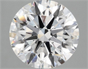Del inventario de diamantes de laboratorio, 3.08 quilates, Redondo , Color E, claridad VS2 y certificado IGI