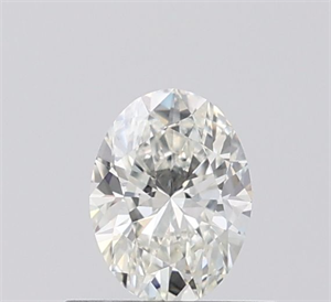 Picture of Natural Diamond 0.50 Carats, Oval with  Cut, G Color, VVS2 Clarity and Certified by IGI
