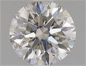 Natural Diamond 1.03 Carats, Round with Excellent Cut, J Color, SI2 Clarity and Certified by IGI