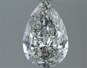 Picture of Natural Diamond 1.70 Carats, Pear with  Cut, G Color, SI2 Clarity and Certified by IGI