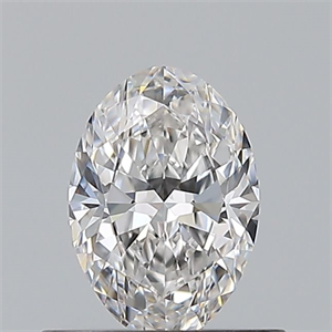 Foto Diamante Natural 0.50 quilates, Ovalado , Color E, claridad VVS1 y certificado GIA de