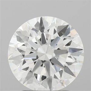 Picture of Lab Grown Diamond 2.31 Carats, Round with Ideal Cut, D Color, VVS1 Clarity and Certified by IGI