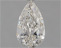 Natural Diamond 0.50 Carats, Pear with  Cut, G Color, SI2 Clarity and Certified by GIA