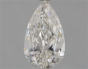 Picture of Natural Diamond 0.50 Carats, Pear with  Cut, G Color, SI2 Clarity and Certified by GIA