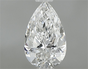 Foto Diamante Natural 0.60 quilates, De pera , Color E, claridad SI1 y certificado GIA de