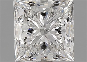 Picture of Natural Diamond 1.30 Carats, Princess with  Cut, G Color, SI1 Clarity and Certified by GIA