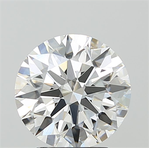 Picture of Lab Grown Diamond 3.10 Carats, Round with Ideal Cut, F Color, VVS2 Clarity and Certified by IGI