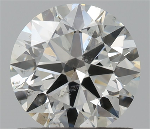 Picture of Natural Diamond 0.80 Carats, Round with Excellent Cut, I Color, SI1 Clarity and Certified by IGI