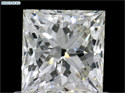 Natural Diamond 0.97 Carats, Princess with  Cut, J Color, SI1 Clarity and Certified by GIA