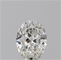 Natural Diamond 0.90 Carats, Oval with  Cut, G Color, SI2 Clarity and Certified by GIA