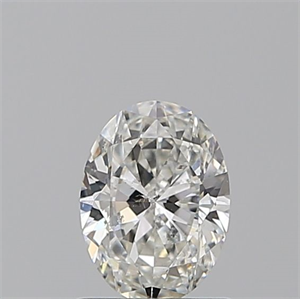 Picture of Natural Diamond 0.90 Carats, Oval with  Cut, G Color, SI2 Clarity and Certified by GIA