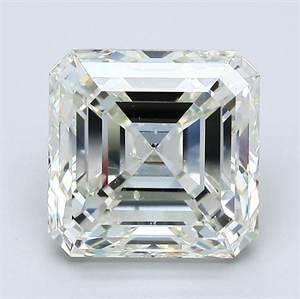 Foto Diamante Natural 4.21 quilates, Asscher , Color K, claridad SI1 y certificado GIA de