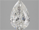 Diamante Natural 3.03 quilates, De pera , Color H, claridad VS2 y certificado GIA