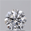 Lab Grown Diamond 1.33 Carats, Round with Ideal Cut, E Color, SI1 Clarity and Certified by IGI