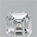 Natural Diamond 1.01 Carats, Asscher with  Cut, H Color, VVS1 Clarity and Certified by GIA