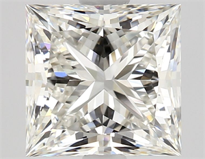 Picture of Natural Diamond 1.80 Carats, Princess with  Cut, H Color, VS1 Clarity and Certified by GIA