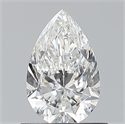 Natural Diamond 0.70 Carats, Pear with  Cut, F Color, VS2 Clarity and Certified by GIA