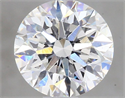 Natural Diamond 0.70 Carats, Round with Excellent Cut, E Color, SI1 Clarity and Certified by GIA