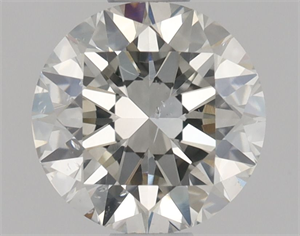Picture of Natural Diamond 0.75 Carats, Round with Excellent Cut, I Color, SI1 Clarity and Certified by GIA
