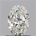 Diamante Natural 0.70 quilates, Ovalado , Color H, claridad VVS2 y certificado GIA