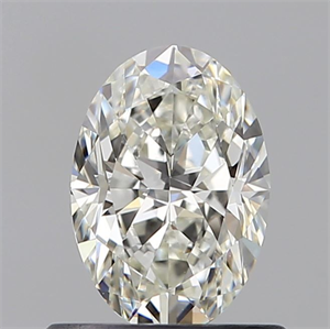 Picture of Natural Diamond 0.70 Carats, Oval with  Cut, H Color, VVS2 Clarity and Certified by GIA