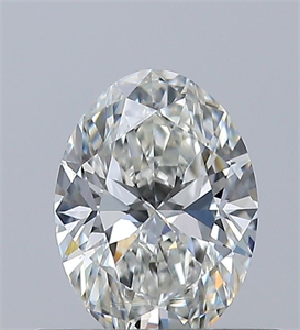 Picture of Natural Diamond 0.42 Carats, Oval with  Cut, H Color, VVS1 Clarity and Certified by GIA