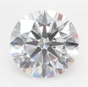 Picture of Lab Grown Diamond 5.32 Carats, Round with Ideal Cut, D Color, IF Clarity and Certified by IGI