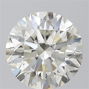 Picture of Natural Diamond 5.01 Carats, Round with Excellent Cut, J Color, SI2 Clarity and Certified by IGI