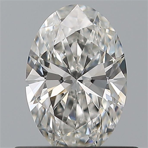 Picture of Natural Diamond 0.51 Carats, Oval with  Cut, F Color, VS1 Clarity and Certified by GIA