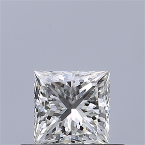 Picture of Natural Diamond 0.41 Carats, Princess with  Cut, G Color, VVS1 Clarity and Certified by GIA