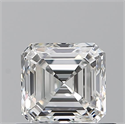 Natural Diamond 0.70 Carats, Asscher with  Cut, G Color, VVS2 Clarity and Certified by GIA