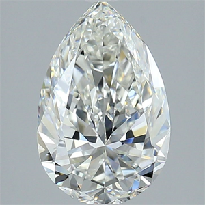 Picture of Natural Diamond 3.02 Carats, Pear with  Cut, I Color, VS1 Clarity and Certified by GIA