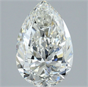 Natural Diamond 3.02 Carats, Pear with  Cut, I Color, VS1 Clarity and Certified by GIA