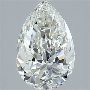 Picture of Natural Diamond 3.02 Carats, Pear with  Cut, I Color, VS1 Clarity and Certified by GIA