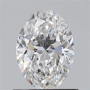 Picture of Natural Diamond 0.71 Carats, Oval with  Cut, D Color, VS2 Clarity and Certified by GIA