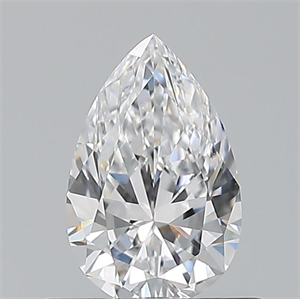 Picture of Natural Diamond 0.60 Carats, Pear with  Cut, D Color, VVS1 Clarity and Certified by GIA