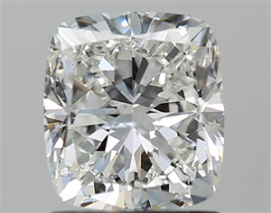 Foto Diamante Natural 1.50 quilates, Del cojín , Color F, claridad SI2 y certificado HRD de