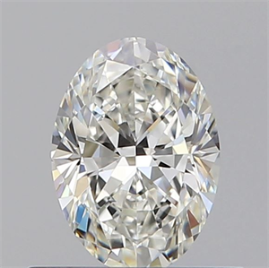 Picture of Natural Diamond 0.50 Carats, Oval with  Cut, G Color, VVS2 Clarity and Certified by GIA