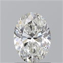 Natural Diamond 1.20 Carats, Oval with  Cut, H Color, VS2 Clarity and Certified by GIA