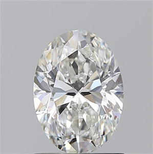 Picture of Natural Diamond 1.20 Carats, Oval with  Cut, H Color, VS2 Clarity and Certified by GIA