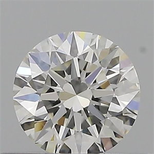 Foto Diamante Natural 0.42 quilates, Redondo , Color H, claridad IF y certificado GIA de