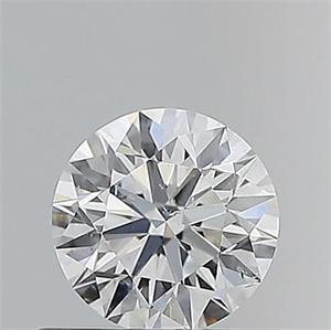 Picture of Natural Diamond 0.57 Carats, Round with Excellent Cut, E Color, SI2 Clarity and Certified by GIA