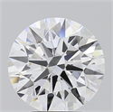 Lab Grown Diamond 2.92 Carats, Round with Ideal Cut, D Color, IF Clarity and Certified by IGI