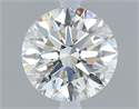 Natural Diamond 0.72 Carats, Round with Excellent Cut, I Color, SI2 Clarity and Certified by GIA