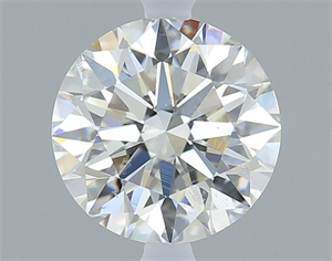 Picture of Natural Diamond 0.72 Carats, Round with Excellent Cut, I Color, SI2 Clarity and Certified by GIA