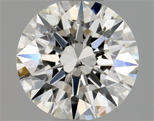 Picture of Natural Diamond 0.44 Carats, Round with Excellent Cut, H Color, SI2 Clarity and Certified by GIA