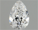 Diamante Natural 0.40 quilates, De pera , Color D, claridad VS2 y certificado GIA