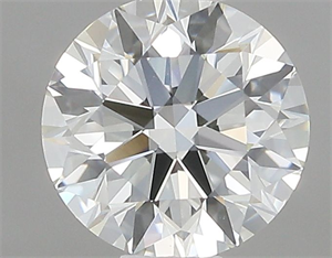 Picture of Natural Diamond 0.90 Carats, Round with Excellent Cut, H Color, IF Clarity and Certified by IGI