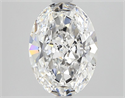 Natural Diamond 1.51 Carats, Oval with  Cut, E Color, SI2 Clarity and Certified by GIA